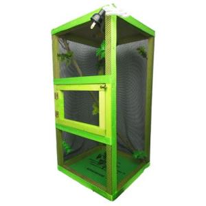 IGUANARIO GDE FERI 40X40X60CM VERDE
