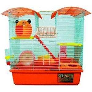 JAULA HAMSTER EQ. 3P CASITA GATO