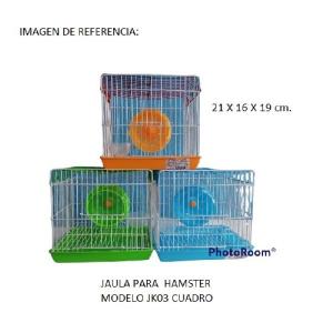 JAULA HAMSTERS CUADRADA VERDE