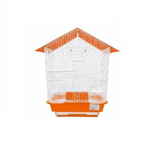 JAULA P/AVE DOS AGUAS 30X23X29CM. NARANJA