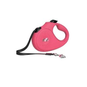 CORREA RETRACTIL 3 MTS CHICA ROSA