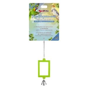 JUGUETE ESPEJO CUADRADO COLGANTE P/AVE