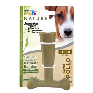 JUGUETE HUESO BAMBU PLUS CH SABOR POLLO