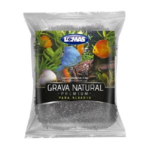 GRAVA P/ACUARIO-MARMOL NEGRO OBSIDIANA 3KGS