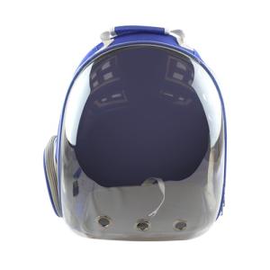 MOCHILA TRANSPARENTE P/MASCOTAS AZUL