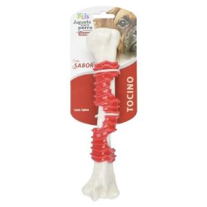 JUGUETE DENTAL FEMUR SABOR TOCINO GDE