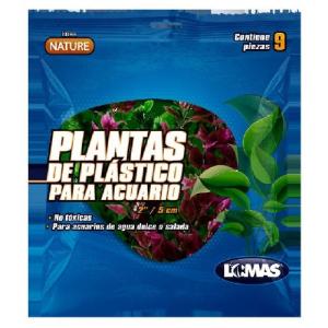 PLANTAS P/ACUARIO 2  (5 CMS.) 9 PZAS.