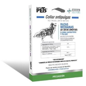 MS-COLLAR ANTIPULGAS P/PERRO MED