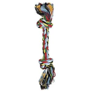 HUESO DE HILO MULTICOLOR 35CM. JUGUETE P/MASCOTA