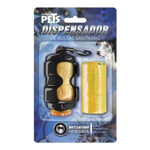 DISPENSADOR RETRACTIL C/BOLSAS SANITARIAS - 40 PZ