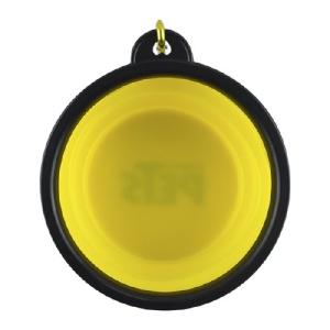 PLATO PLEGABLE GDE P/VIAJE AMARILLO