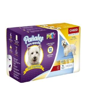 PAÑALES P/PERRO DRY PET CHICO 12 PZAS.