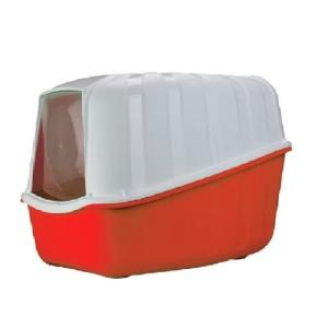 ARENERO C/TAPA Y PUERTA ROJO KOMODA