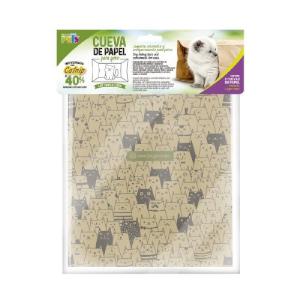 CUEVA DE PAPEL C/CATNIP P/GATO