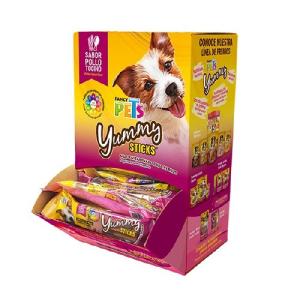 YUMMY STICKS POLLO/TOCINO 50 PZ - 1 KG