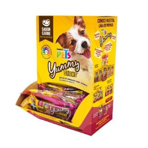 YUMMY STICKS CARNE 50 PIEZAS 1KG
