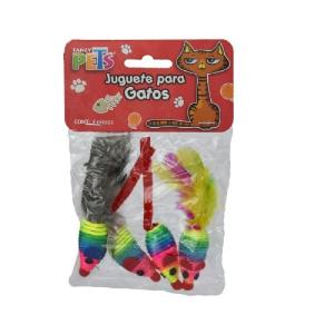 JUGUETE RATON - 4 PZ