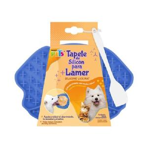 TAPETE P/LAMER CON ESPATULA MODELO PERRO