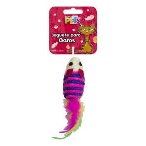 JUGUETE RATON C/PLUMAS