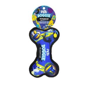 JUGUETE HUESO DE TELA VOLEYBALL