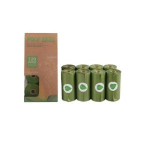 POOP BAGS 8 ROLLOS DE BOLSAS 23X33CM.