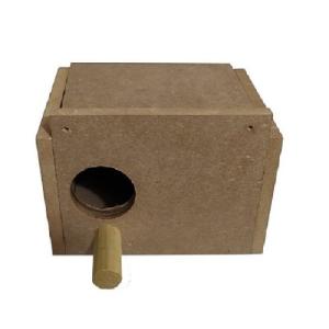 NIDO GRANDE CAJA DE MADERA PARA NINFA 30X23X21 CMS
