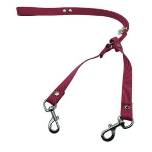 CORREA NYLON 2.5 CM GRANDE PARA 2 PERROS