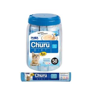 CHURU BOTE C/50PZAS ATUN DIETA P/GATO 14GRS