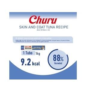 CHURU ATUN SKIN&COAT GOLOSINA P/GATO 14GRS