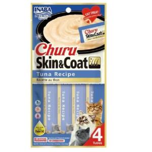 CHURU ATUN SKIN&COAT GOLOSINA P/GATO BOLSA C/4PZAS