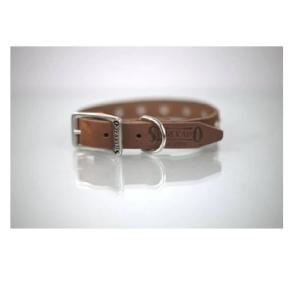 COLLAR PIEL C/ESTOPEROLES 1CM T14 PIEL