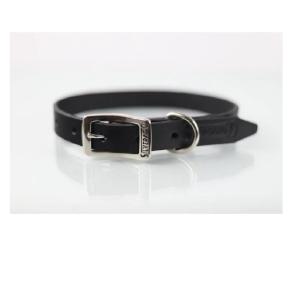COLLAR PIEL LISO 2CM T12 NEGRO