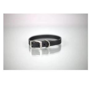 COLLAR PIEL LISO 1CM T10 NEGRO