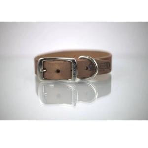 COLLAR PIEL LISO 3CM T20 PIEL