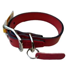 COLLAR PIEL GRABADO 3CM T22 55CM.