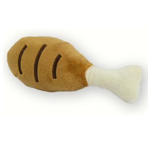 FLUFFY CHUMS JUGUETE DE PELUCHE CON SONIDO PIERNA DE POLLO 17.5CM.