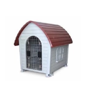 CASA P/MASCOTA DE TEJA ROJA CON PUERTA GDE.