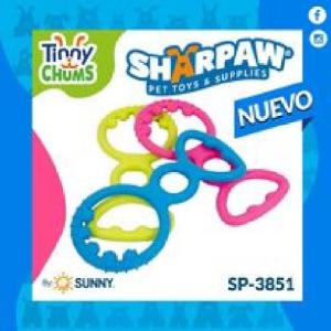 TINNY CHUMS MORDEDERA DE CAUCHO 13CM