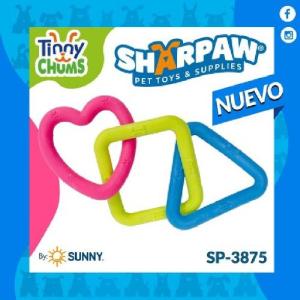 TINNY CHUMS SET TRIANGULOCUADROCORAZON 21CM