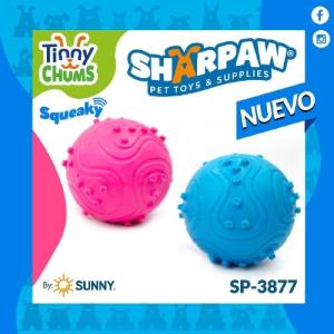 TINNY CHUMS PELOTA C/PICOS 6CM