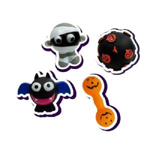 TINNY CHUMS SET 4PZ. VINIL C/SONIDO HALLOWEEN 1