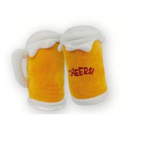 FLUFFY CHUMS PELUCHE TARRO CERVEZA 14CMS