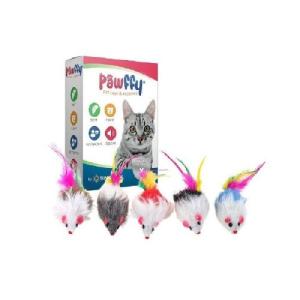 JUGUETE PARA GATOS PAWFFY 30PZ RAT/HILO