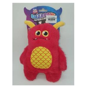 FLUFFY CHUMS PELUCHE MONSTER RED