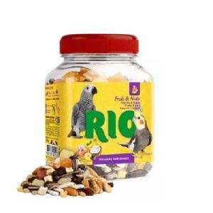 RIO/MEALBERRY FRUTAS Y NUECES ALIMENTO COMPLEMENTARIO P/LOROS Y PERIQUITOS 160 GR.