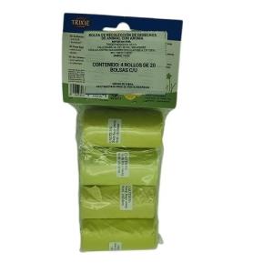 BOLSA SANITARIA CON AROMA 4 ROLLOS