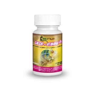 CALCIO CON VITAMINA D3 120GRS P/REPTILES