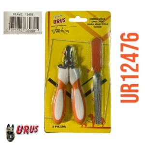 CORTAUÑAS FASHION NARANJA CHICO C/LIMA URUS